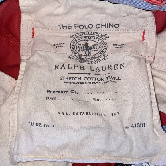 👖 Polo by Ralph Lauren Stretch Chino Pants – Straight Fit - Picture 12 of 13